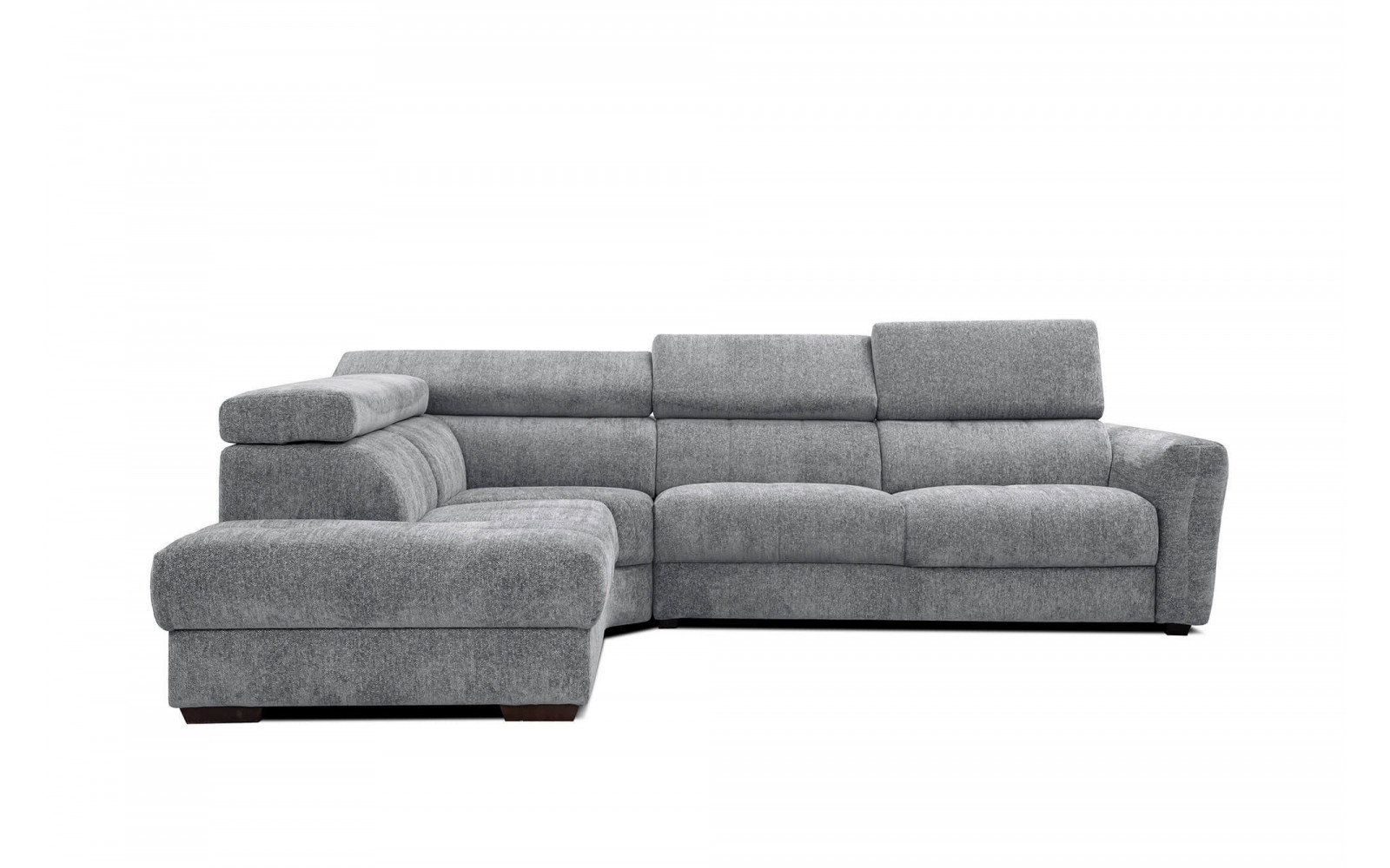 Ecksofa 5-Sitzer links Calvera | Mit verstellbaren Kopfstützen | Wozimo