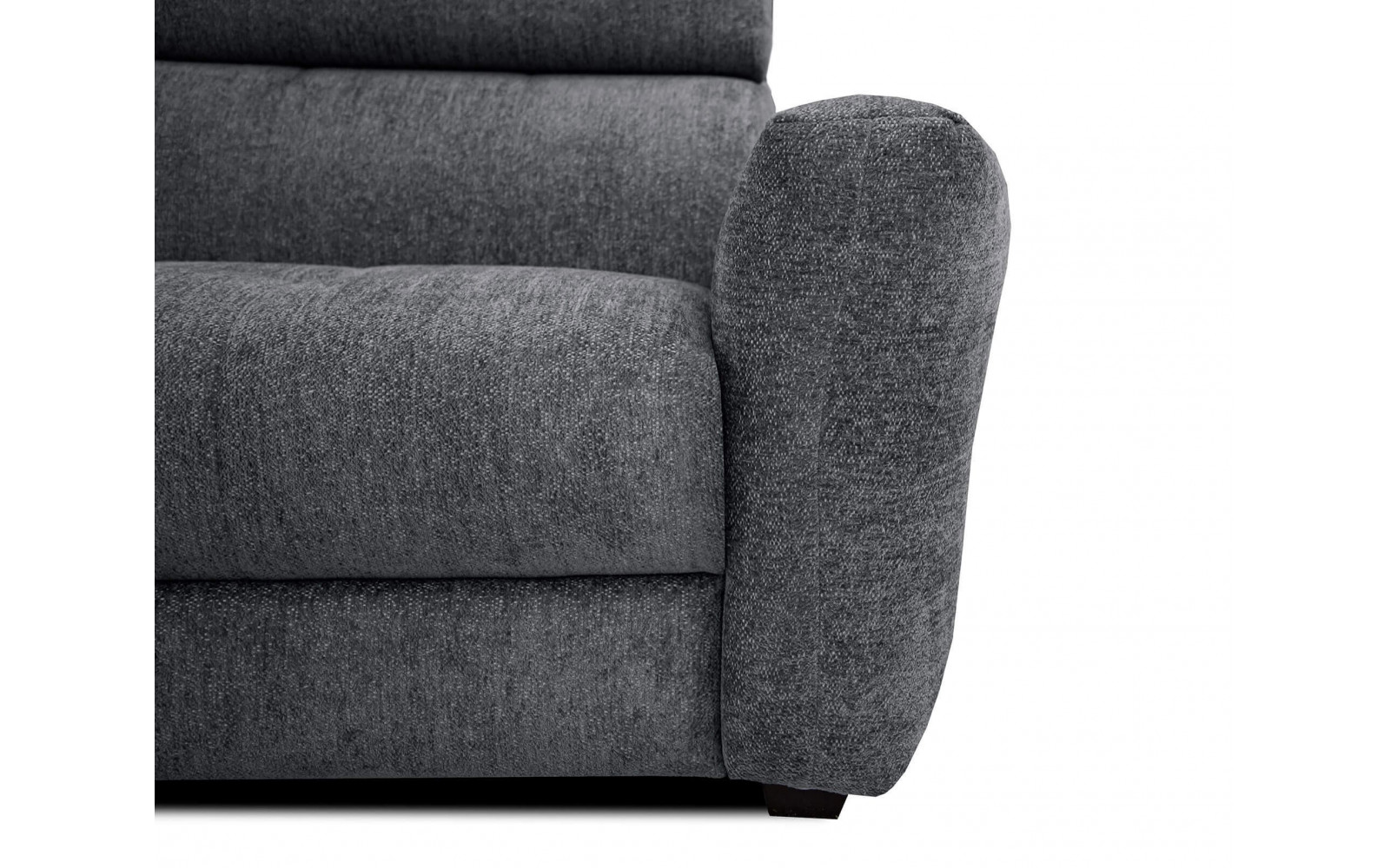 Ecksofa 5-Sitzer links Calvera | Mit verstellbaren Kopfstützen | Wozimo