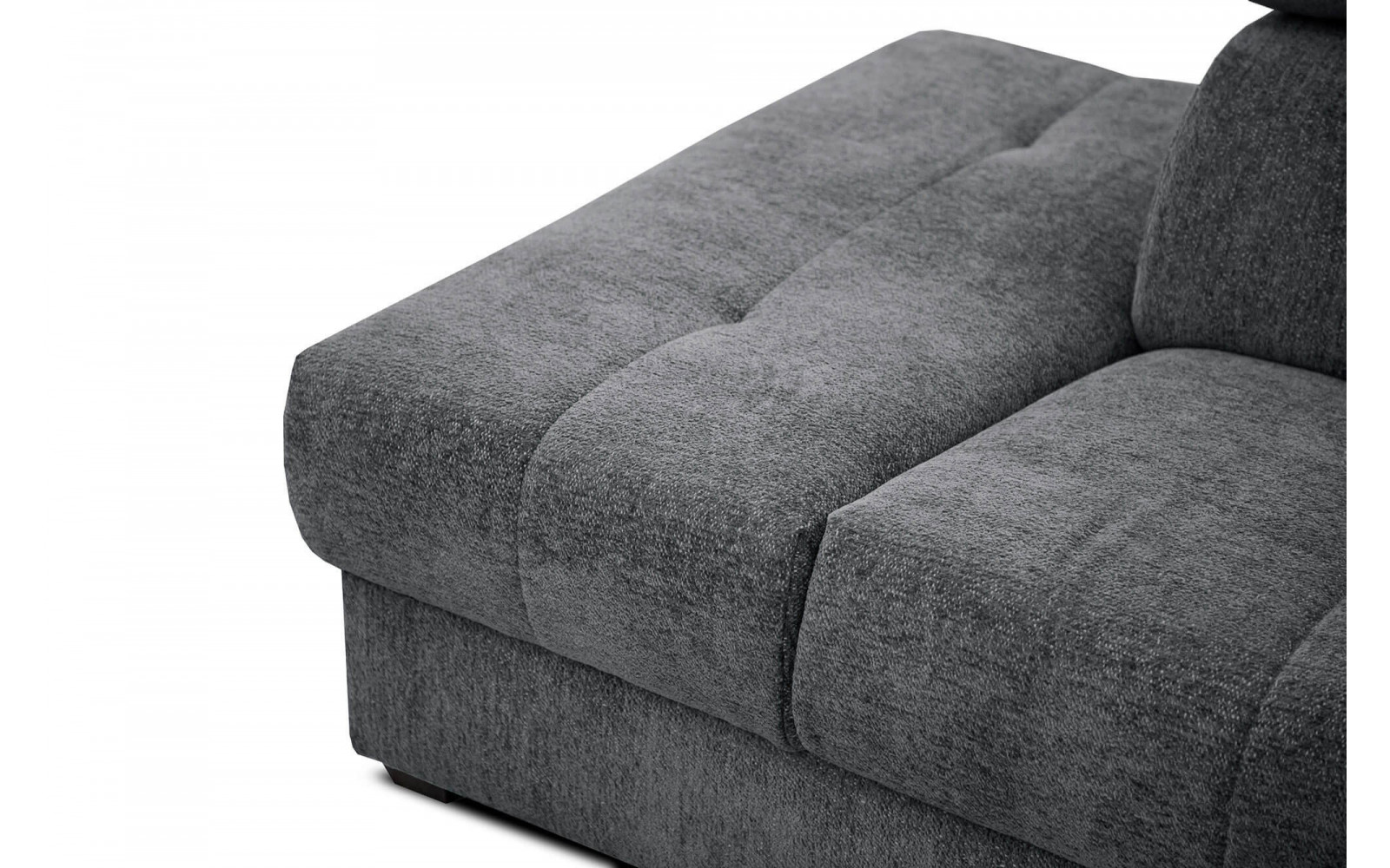 Ecksofa 5-Sitzer links Calvera | Mit verstellbaren Kopfstützen | Wozimo