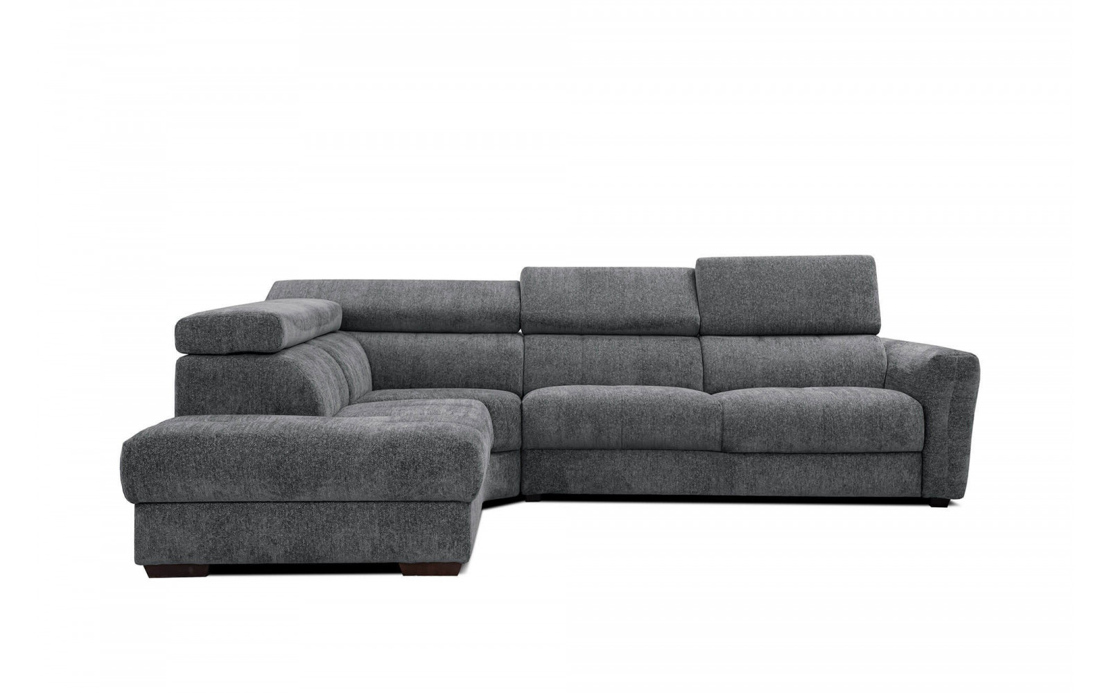 Ecksofa 5-Sitzer links Calvera | Mit verstellbaren Kopfstützen | Wozimo