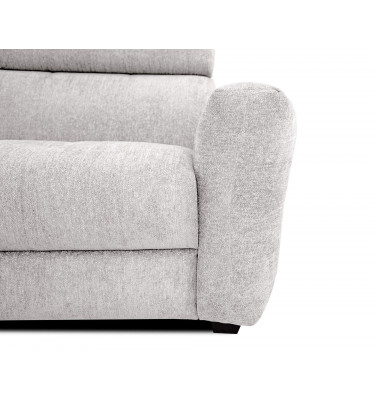 Ecksofa 5-Sitzer links Calvera | Mit verstellbaren Kopfstützen | Wozimo