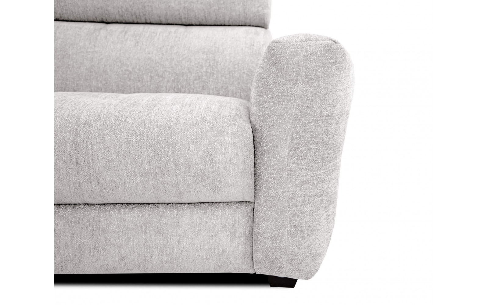 Ecksofa 5-Sitzer links Calvera | Mit verstellbaren Kopfstützen | Wozimo