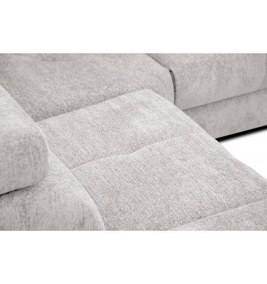 Ecksofa 5-Sitzer links Calvera | Mit verstellbaren Kopfstützen | Wozimo