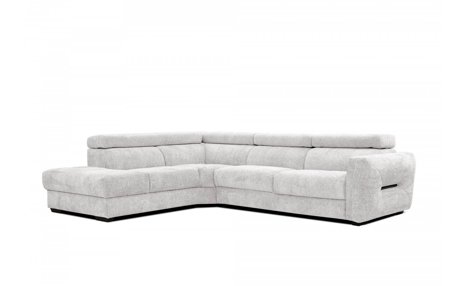 Ecksofa 5-Sitzer links Calvera | Mit verstellbaren Kopfstützen | Wozimo