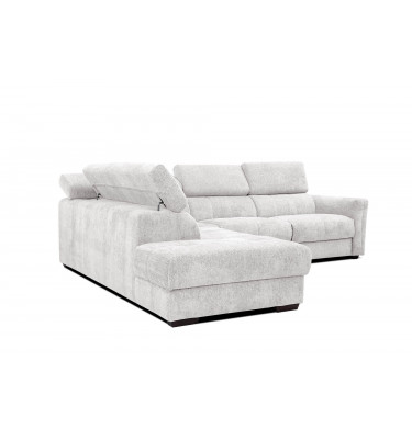 Ecksofa 5-Sitzer links Calvera | Mit verstellbaren Kopfstützen | Wozimo