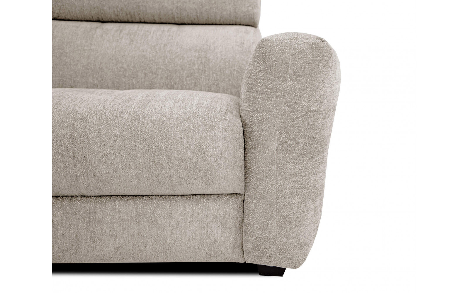 Ecksofa 5-Sitzer links Calvera | Mit verstellbaren Kopfstützen | Wozimo