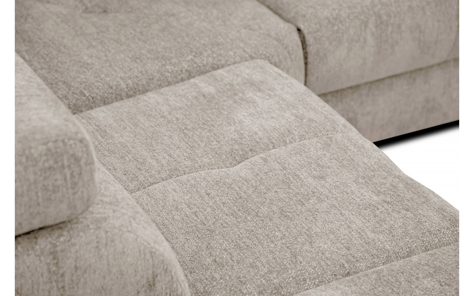 Ecksofa 5-Sitzer links Calvera | Mit verstellbaren Kopfstützen | Wozimo