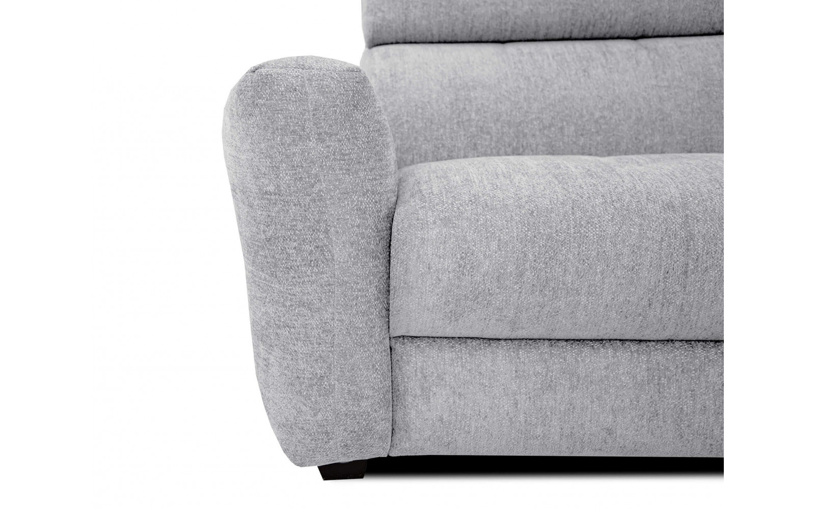 Ecksofa 5-Sitzer rechts Calvera | Mit verstellbaren Kopfstützen | Wozimo