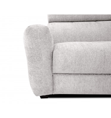 Ecksofa 5-Sitzer rechts Calvera | Mit verstellbaren Kopfstützen | Wozimo