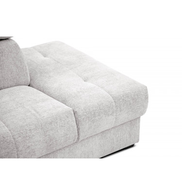 Ecksofa 5-Sitzer rechts Calvera | Mit verstellbaren Kopfstützen | Wozimo