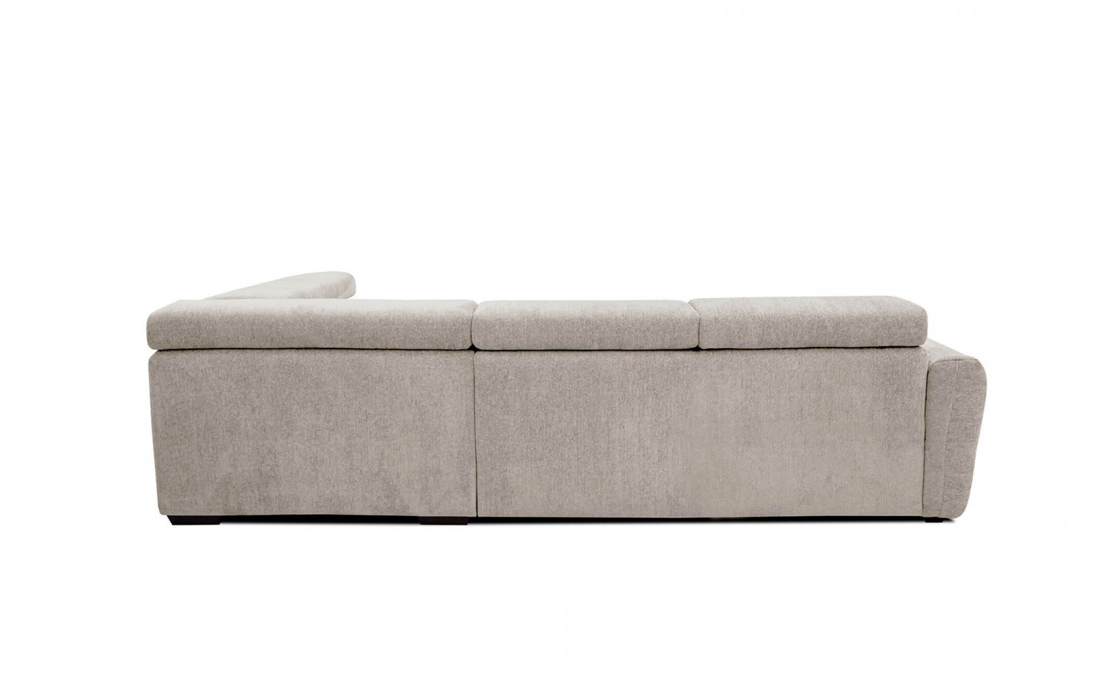 Ecksofa 5-Sitzer rechts Calvera | Mit verstellbaren Kopfstützen | Wozimo