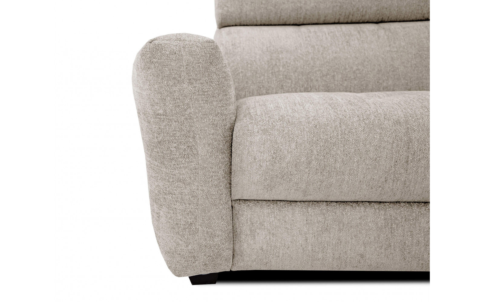 Ecksofa 5-Sitzer rechts Calvera | Mit verstellbaren Kopfstützen | Wozimo