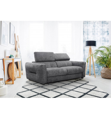 Sofa XXL 3-Sitzer mit verstellbaren Kopfstützen CALVERA