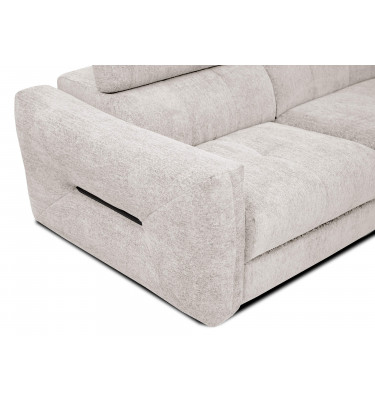 Sofa XXL 3-Sitzer mit verstellbaren Kopfstützen CALVERA