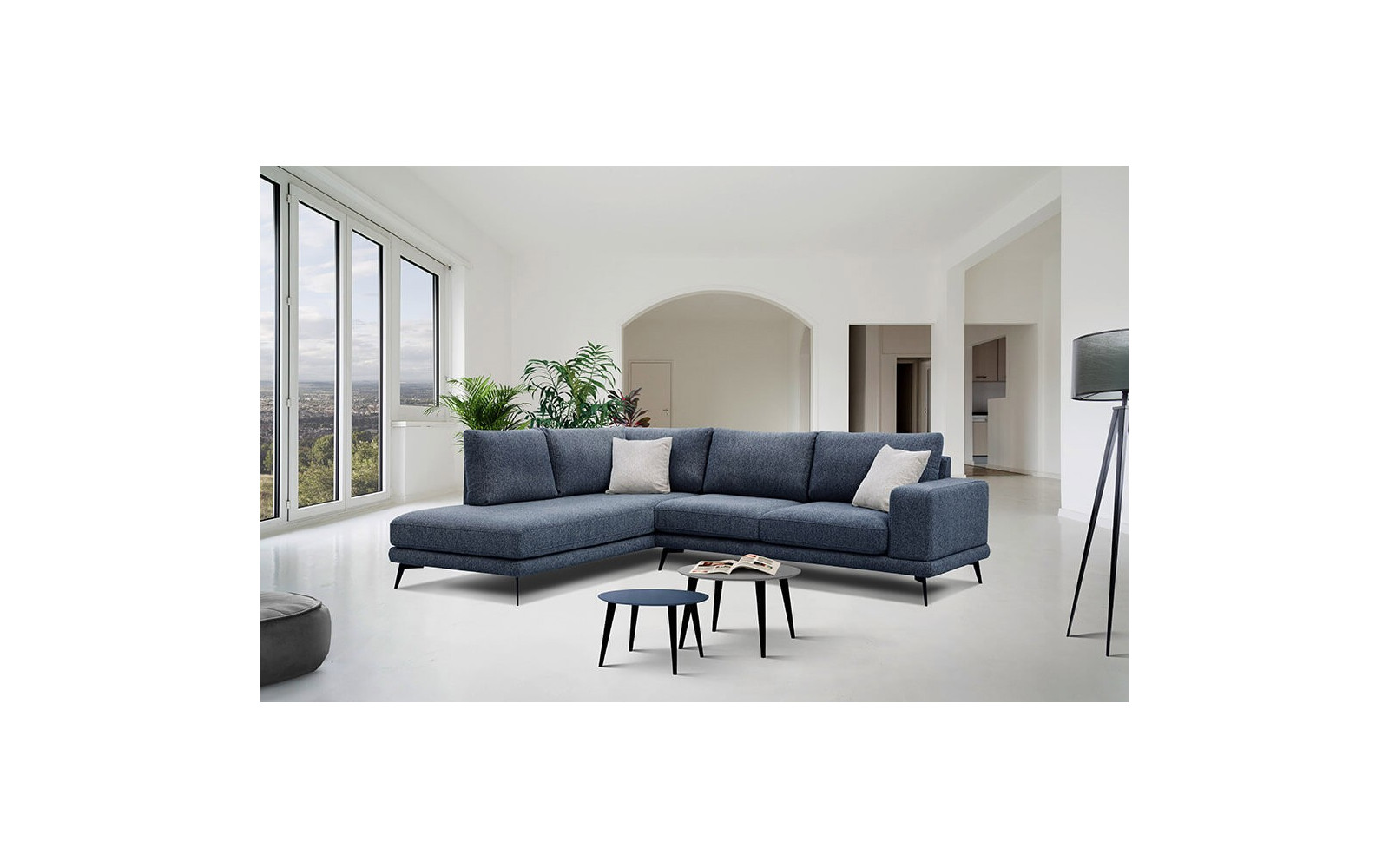 Ecksofa 5-Sitzer links Mediolane kaufen | Modernes Designersofa | Wozimo