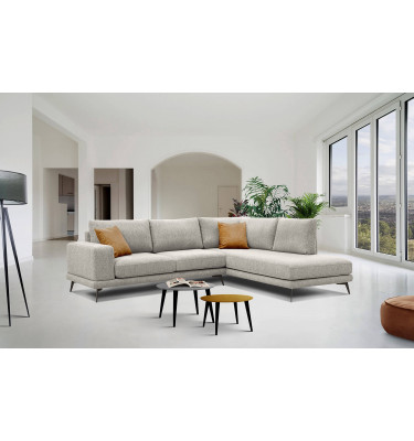 Ecksofa rechts 5-Sitzer MEDIOLANE