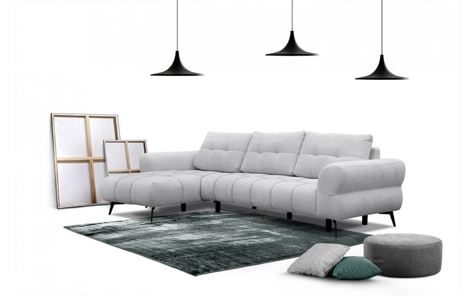 Ecksofa links 4-Sitzer SALVINI