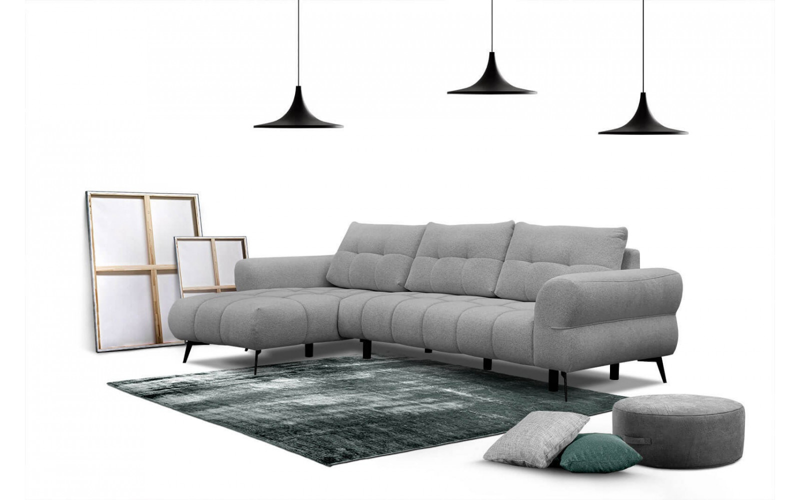 Ecksofa links 4-Sitzer SALVINI