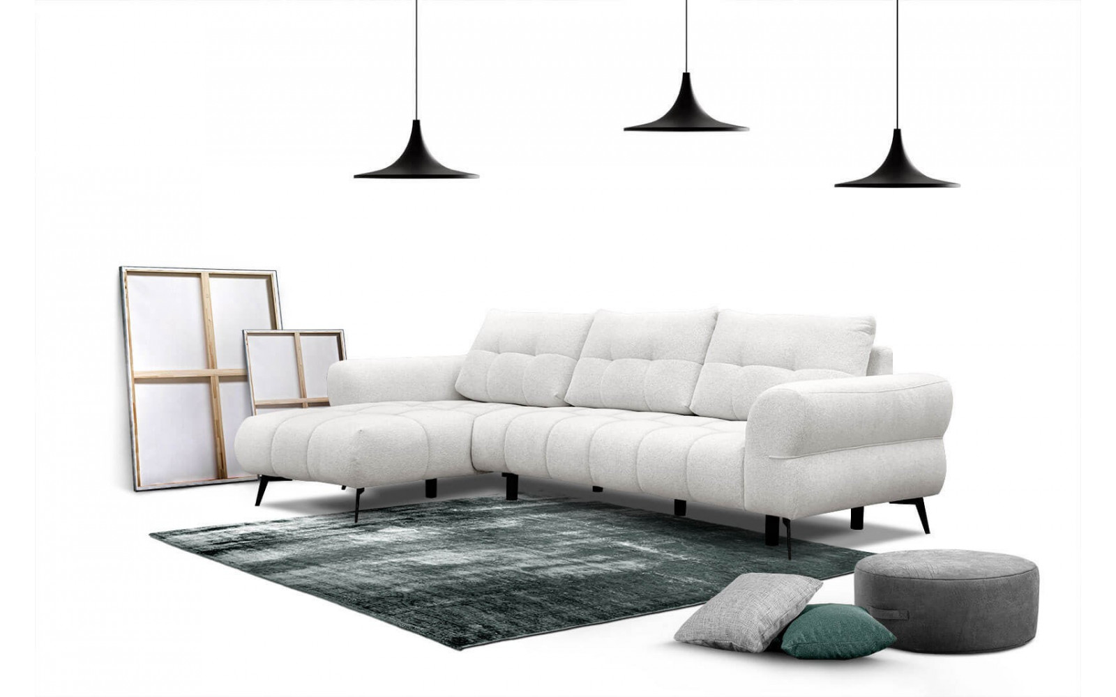 Ecksofa links 4-Sitzer SALVINI