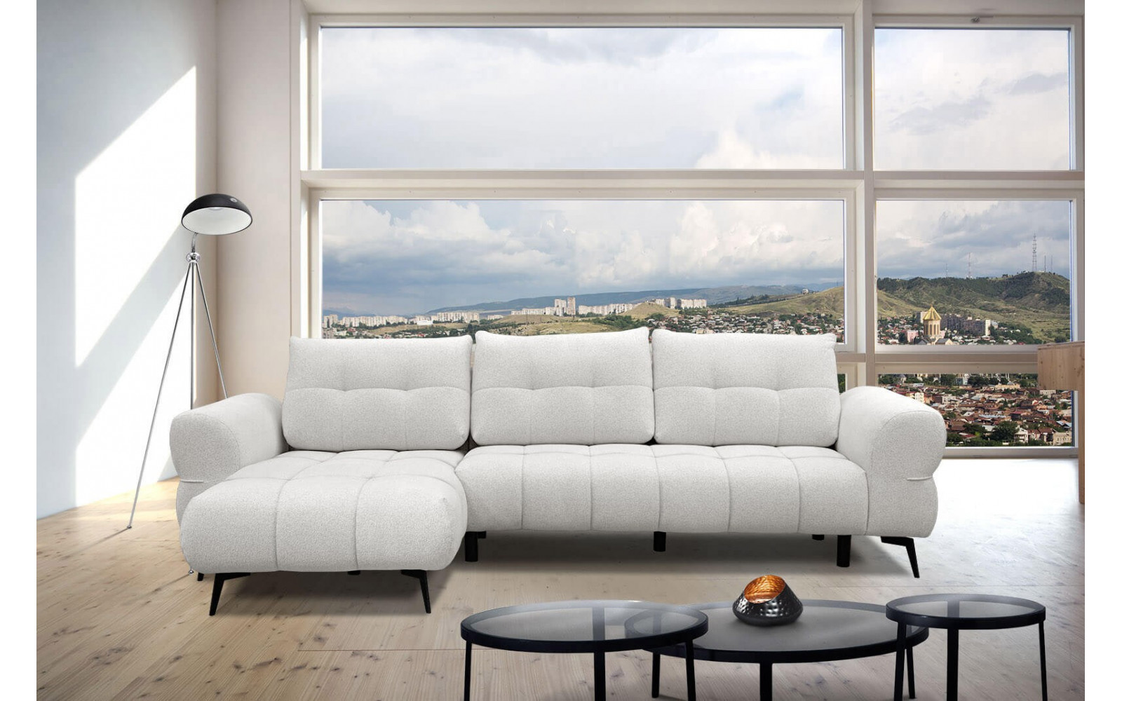 Ecksofa links 4-Sitzer SALVINI