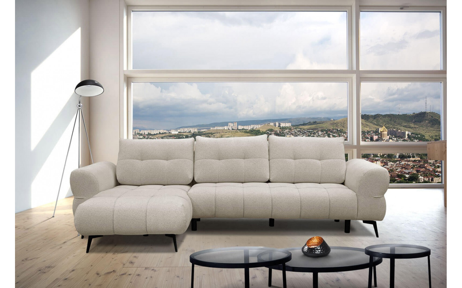 Ecksofa links 4-Sitzer SALVINI