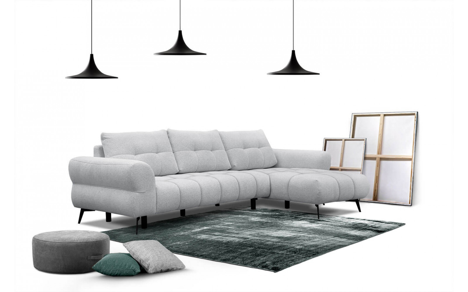 Ecksofa rechts 4-Sitzer SALVINI