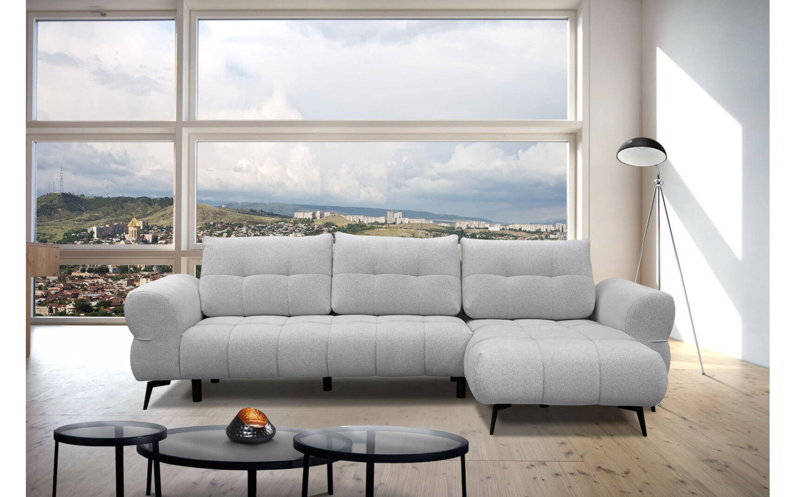 Ecksofa rechts 4-Sitzer SALVINI