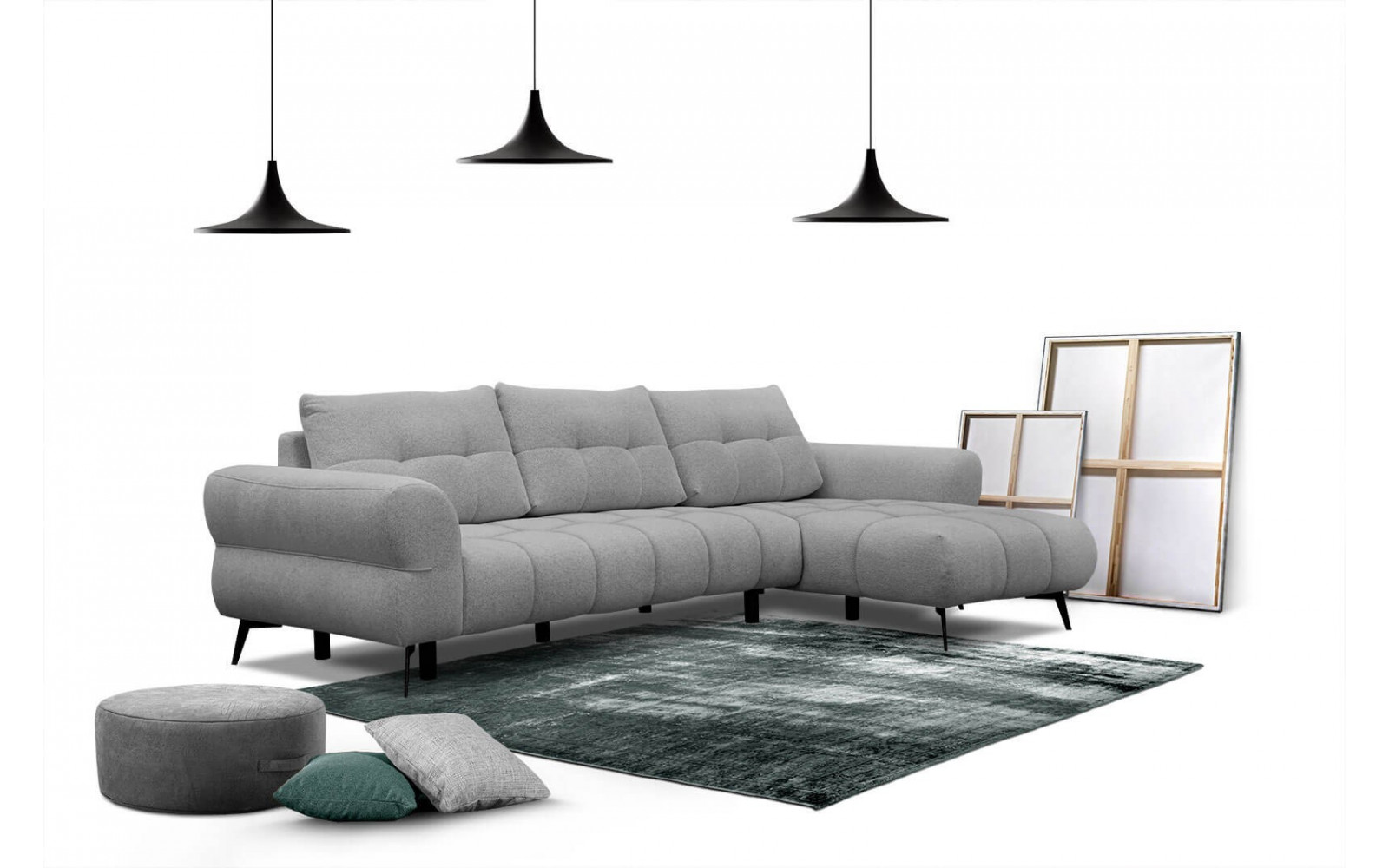 Ecksofa rechts 4-Sitzer SALVINI