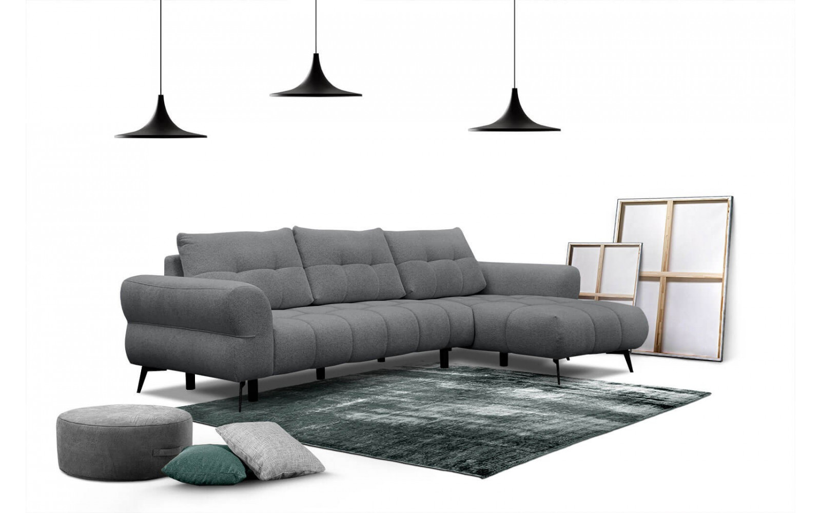 Ecksofa rechts 4-Sitzer SALVINI