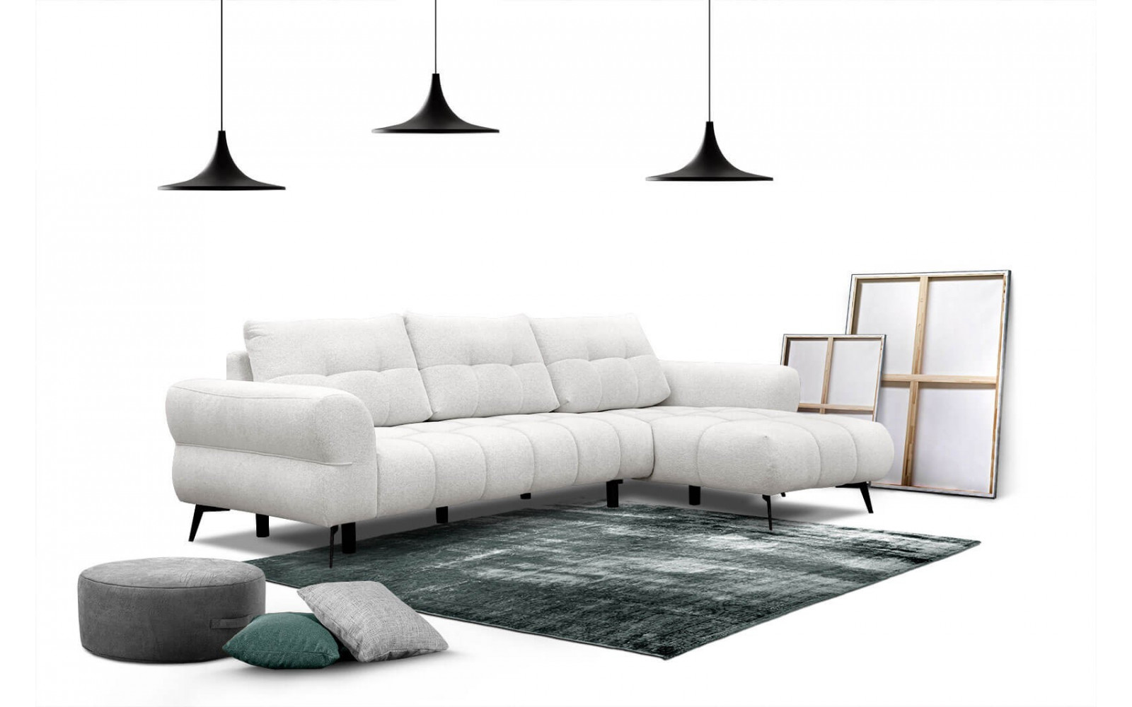 Ecksofa rechts 4-Sitzer SALVINI