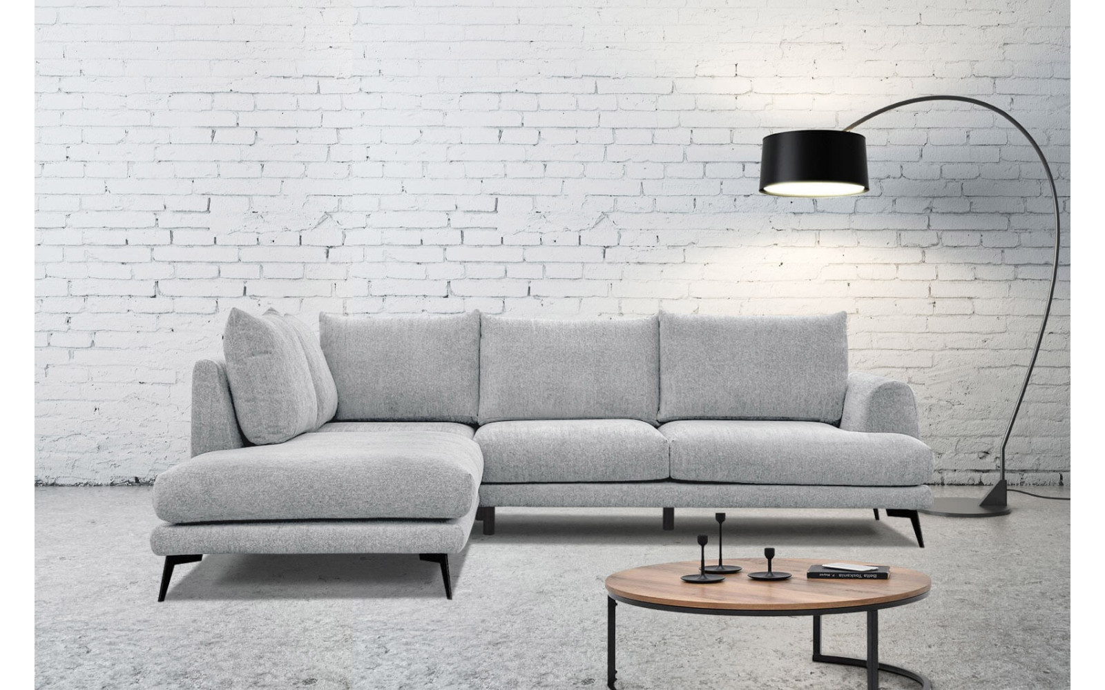Ecksofa 5-Sitzer links Adria kaufen | Modernes Designersofa | Wozimo