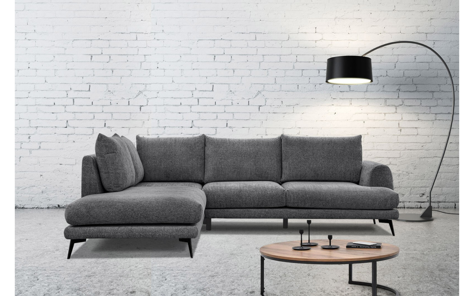 Ecksofa 5-Sitzer links Adria kaufen | Modernes Designersofa | Wozimo