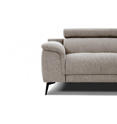 Sofa XXL 3-Sitzer mit verstellbaren Kopfstützen FIERO