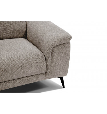 Sofa XXL 3-Sitzer mit verstellbaren Kopfstützen FIERO