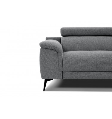 Sofa XXL 3-Sitzer mit verstellbaren Kopfstützen FIERO