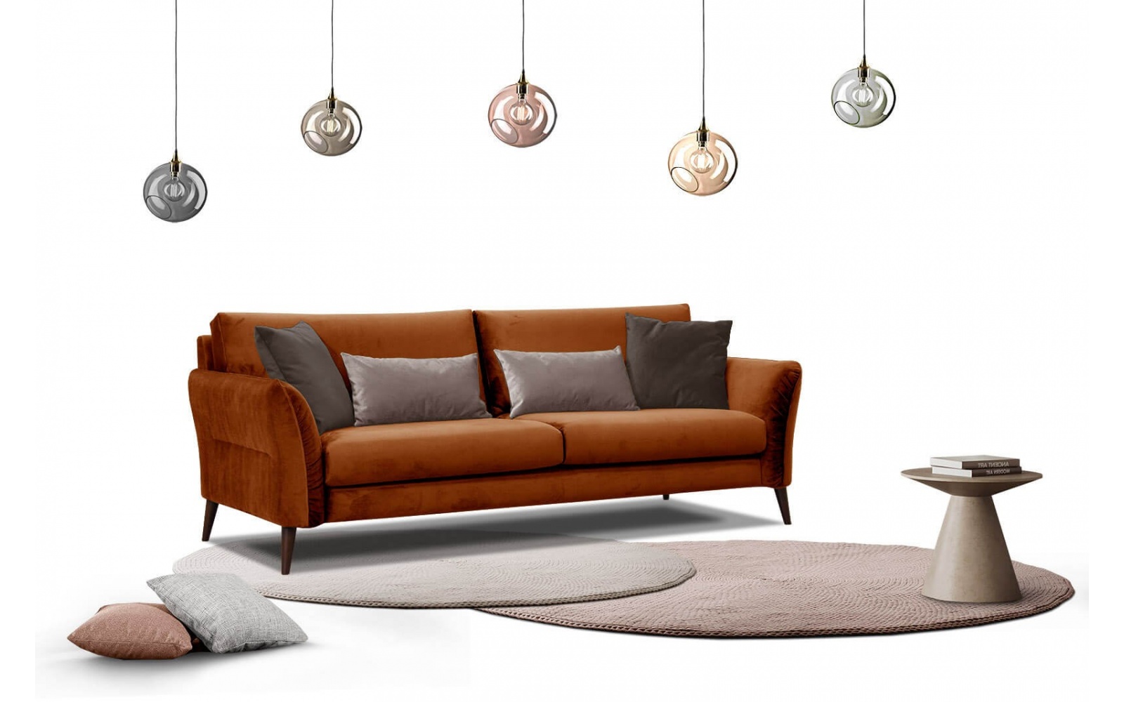 XXL 3-Sitzer Sofa Figari kaufen | Großes Designersofa bei Wozimo