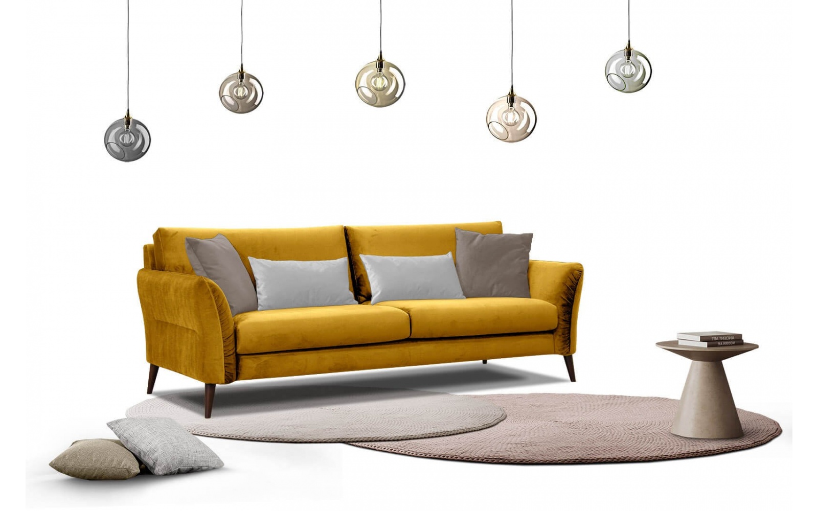 XXL 3-Sitzer Sofa Figari kaufen | Großes Designersofa bei Wozimo