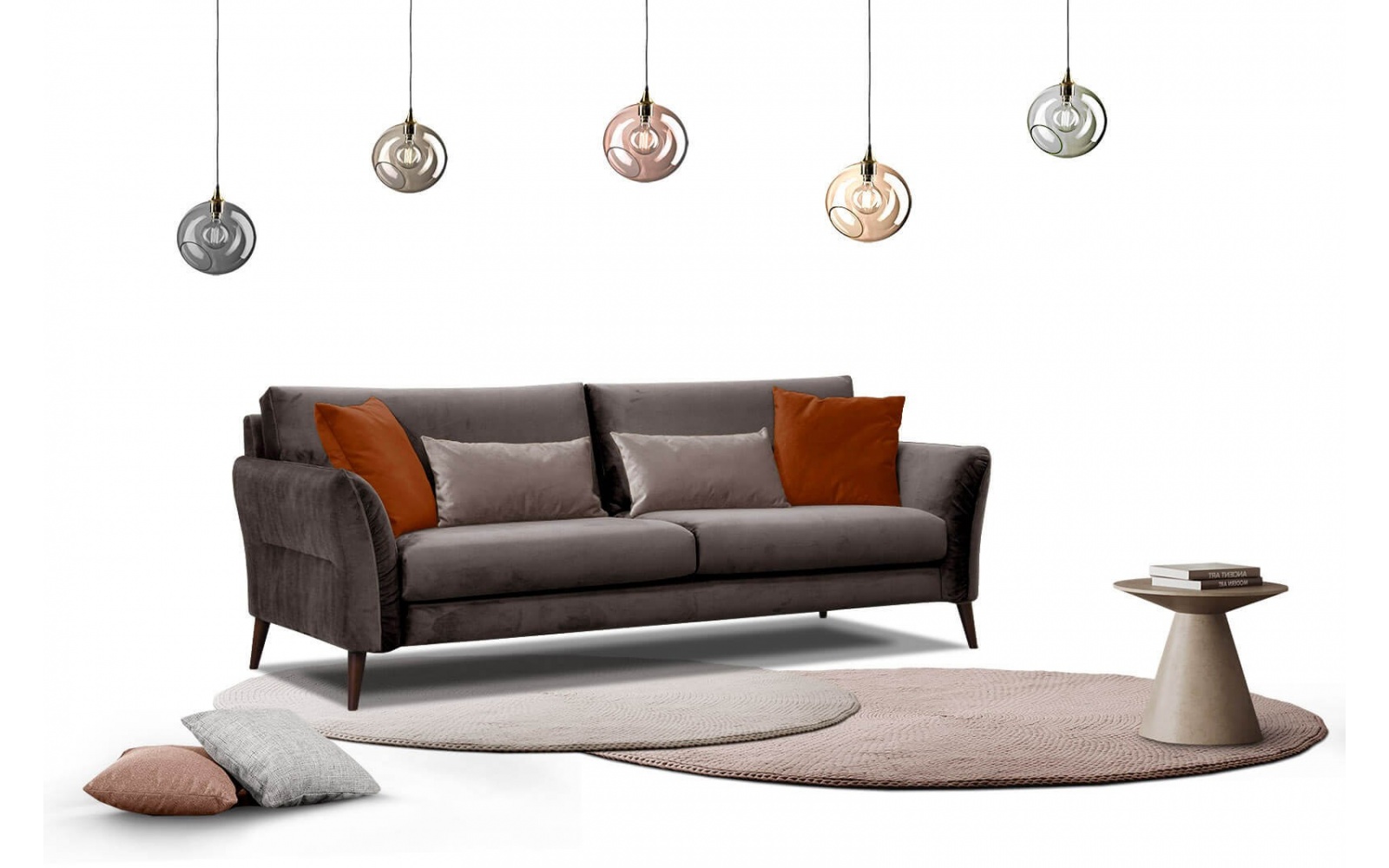 XXL 3-Sitzer Sofa Figari kaufen | Großes Designersofa bei Wozimo