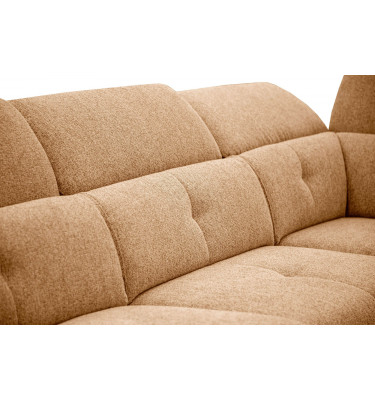 Ecksofa rechts mit verstellbaren Kopfstützen 5-Sitzer AVENA