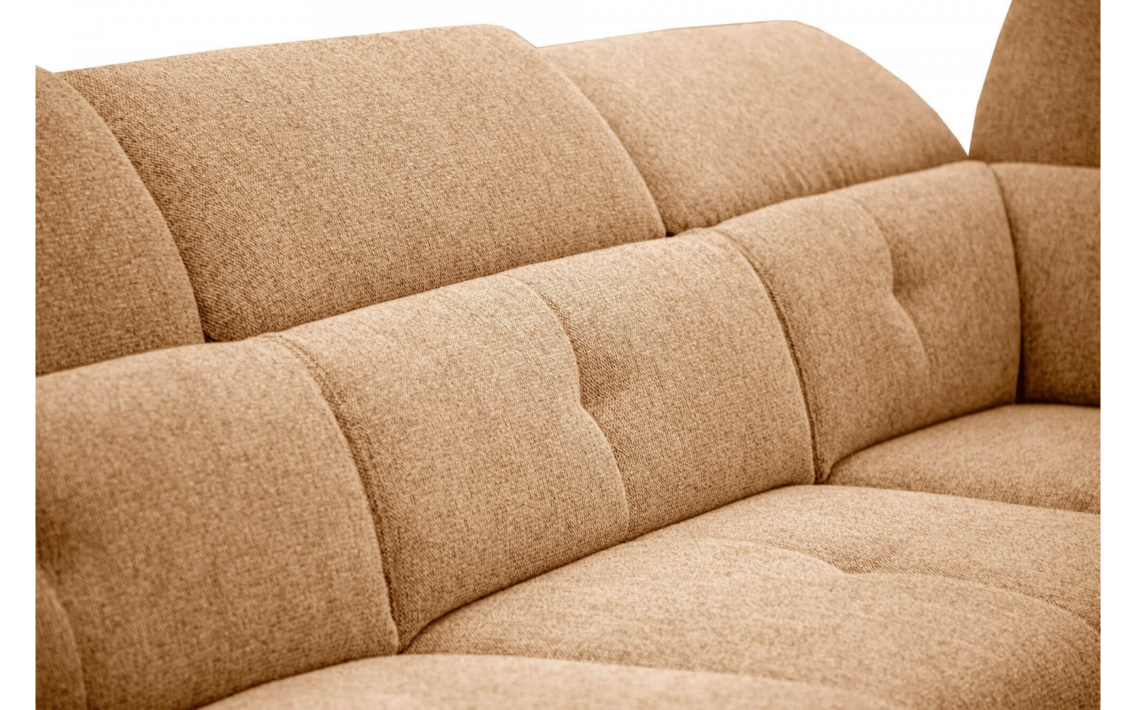 Ecksofa rechts mit verstellbaren Kopfstützen 5-Sitzer AVENA