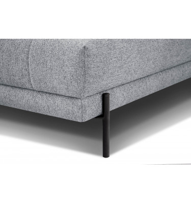 Ecksofa rechts mit verstellbaren Kopfstützen 5-Sitzer AVENA