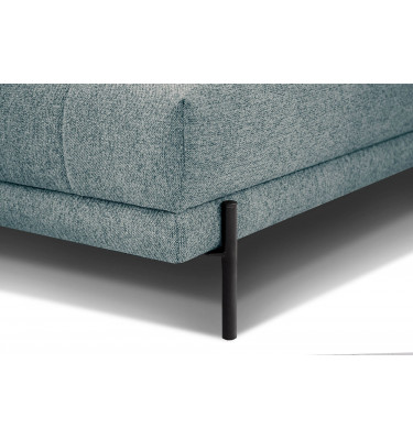 Ecksofa rechts mit verstellbaren Kopfstützen 5-Sitzer AVENA