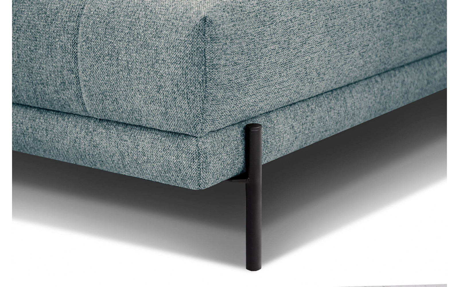 Ecksofa rechts mit verstellbaren Kopfstützen 5-Sitzer AVENA