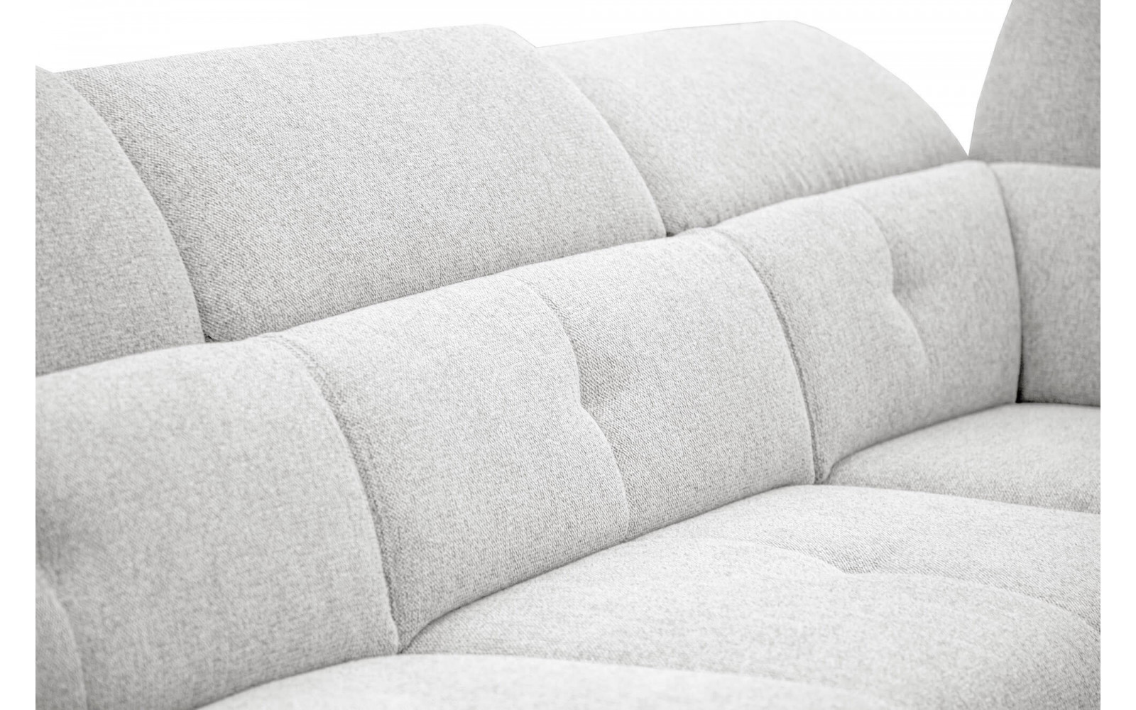 Ecksofa rechts mit verstellbaren Kopfstützen 5-Sitzer AVENA