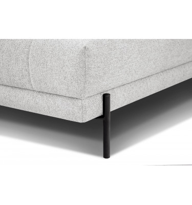 Ecksofa rechts mit verstellbaren Kopfstützen 5-Sitzer AVENA