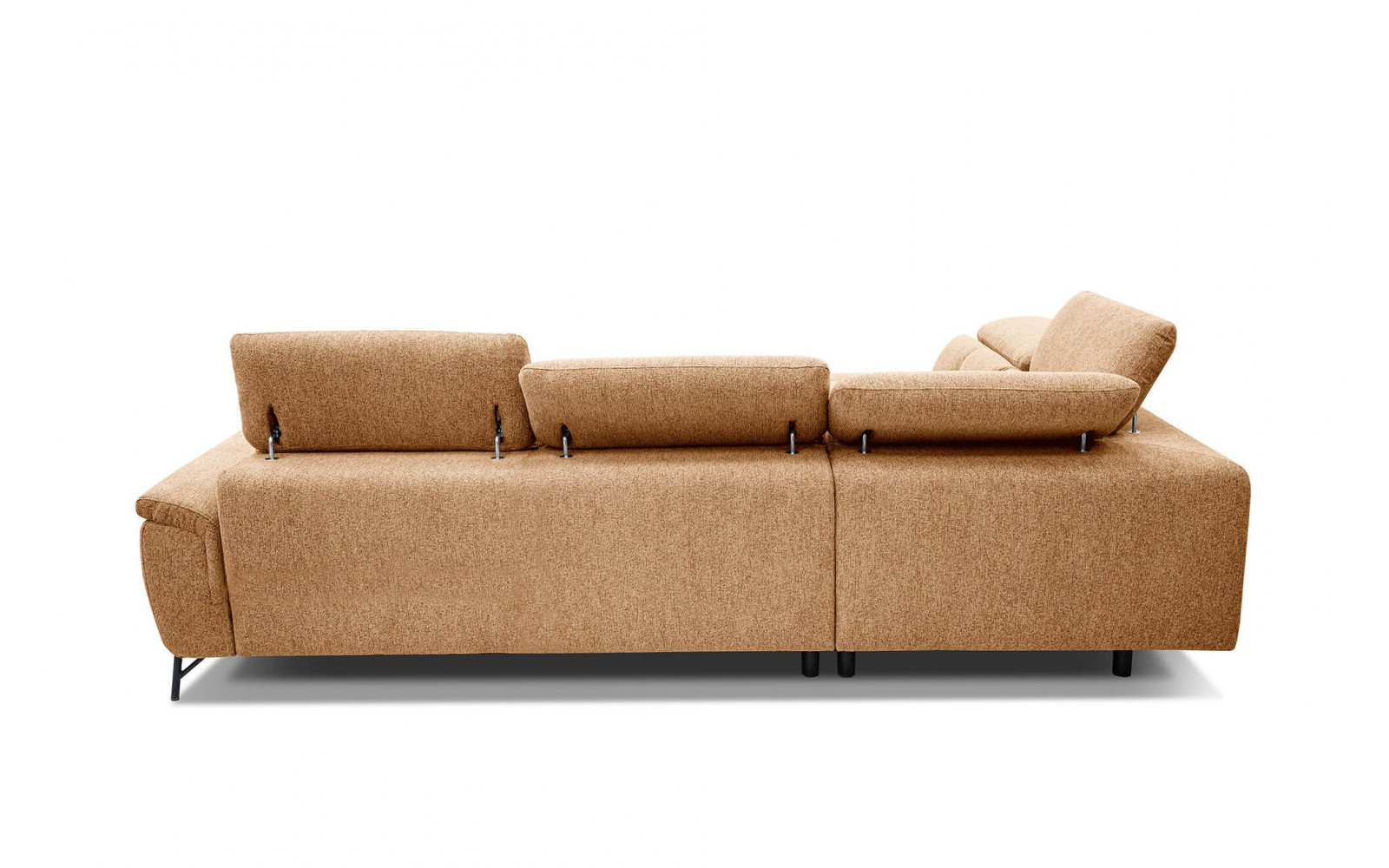 Ecksofa links mit verstellbaren Kopfstützen 5-Sitzer AVENA