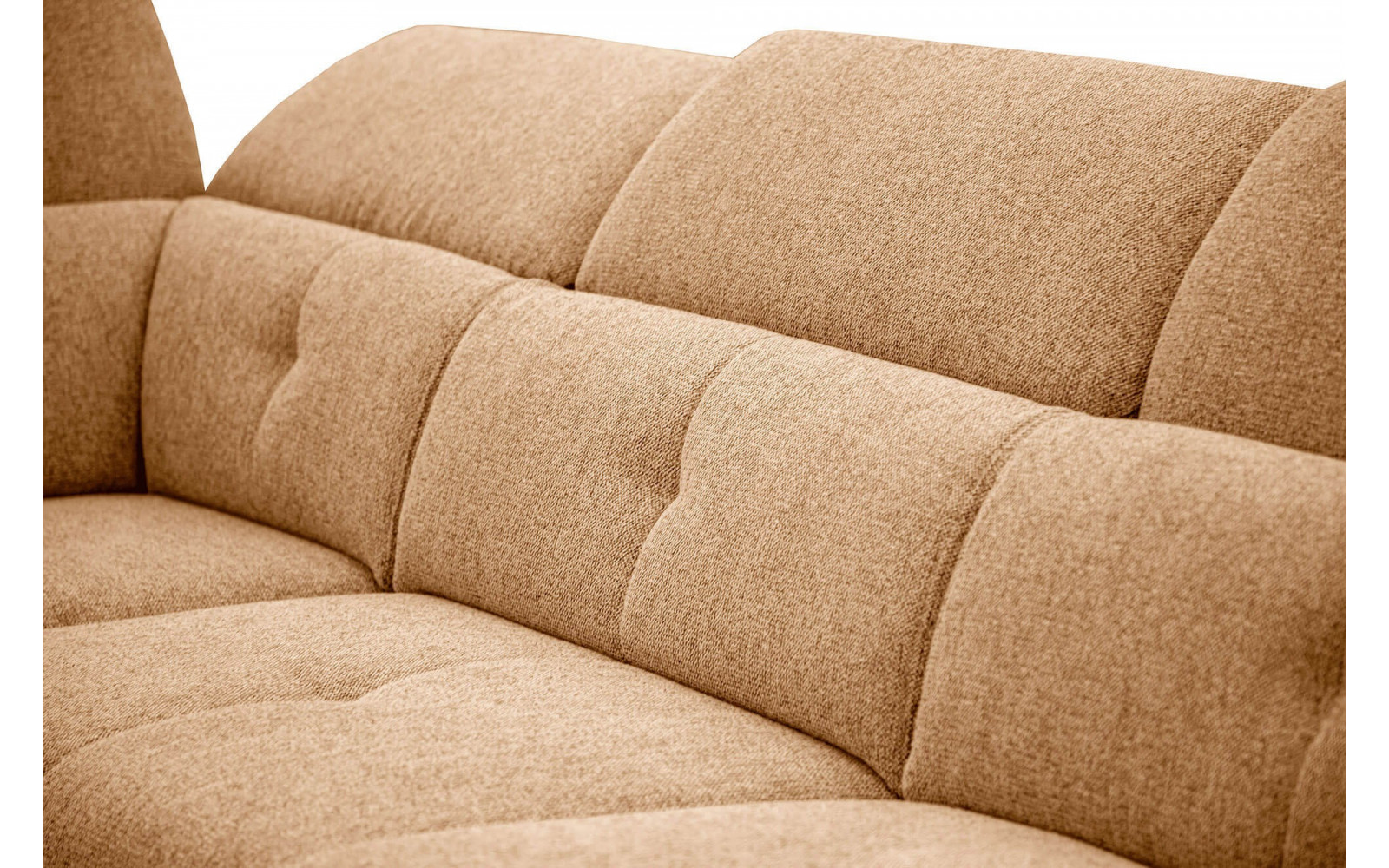 Ecksofa links mit verstellbaren Kopfstützen 5-Sitzer AVENA