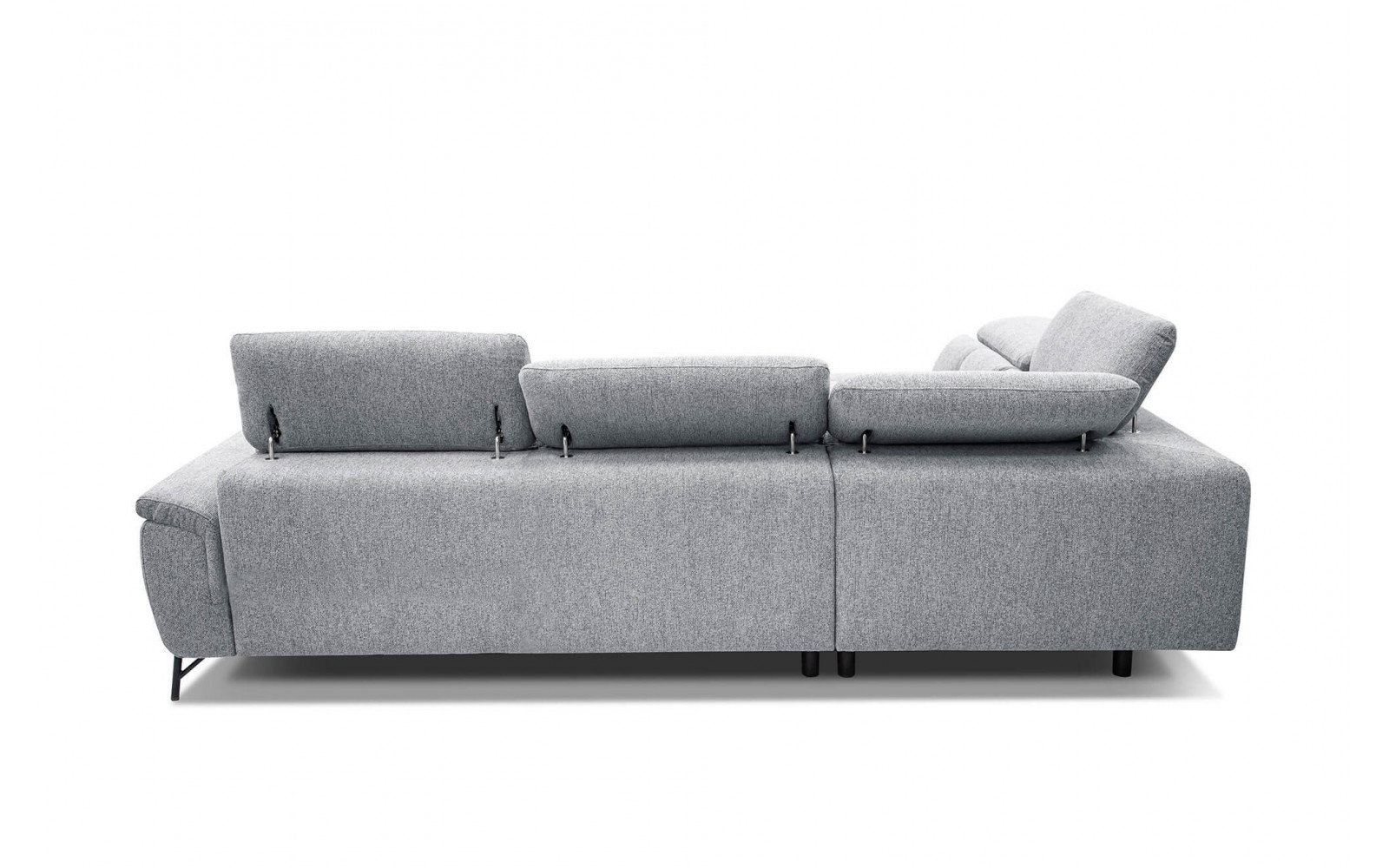 Ecksofa links mit verstellbaren Kopfstützen 5-Sitzer AVENA