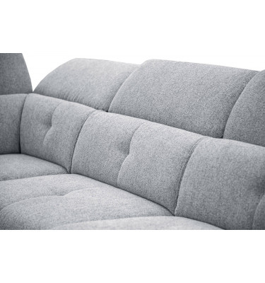 Ecksofa links mit verstellbaren Kopfstützen 5-Sitzer AVENA