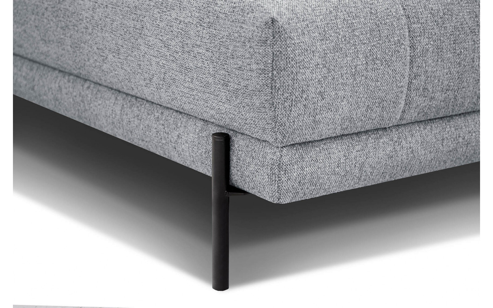 Ecksofa links mit verstellbaren Kopfstützen 5-Sitzer AVENA